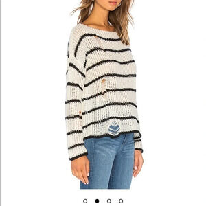 {by the way.} Eden Striped Sweater, XS NWT